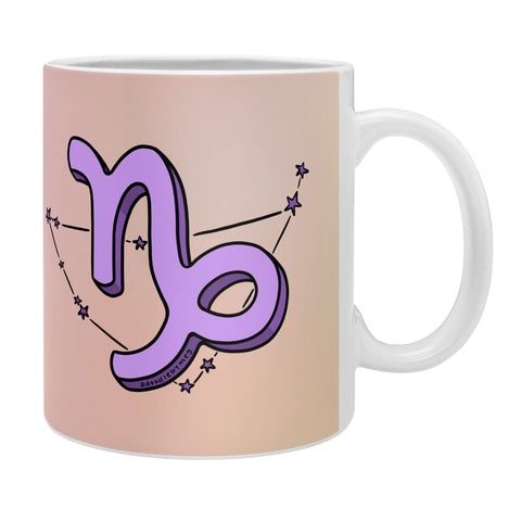 Doodle By Meg Capricorn Symbol Coffee Mug