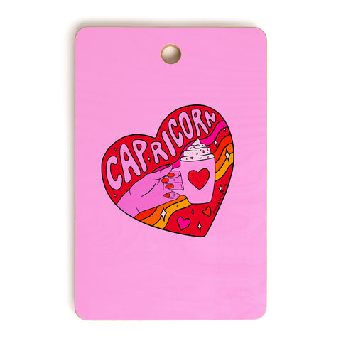 Doodle By Meg Capricorn Valentine Cutting Board Rectangle