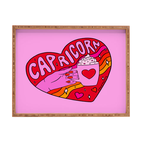 Doodle By Meg Capricorn Valentine Rectangular Tray