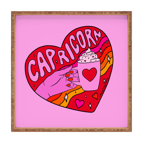 Doodle By Meg Capricorn Valentine Square Tray