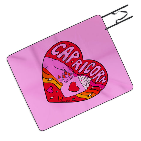 Doodle By Meg Capricorn Valentine Picnic Blanket
