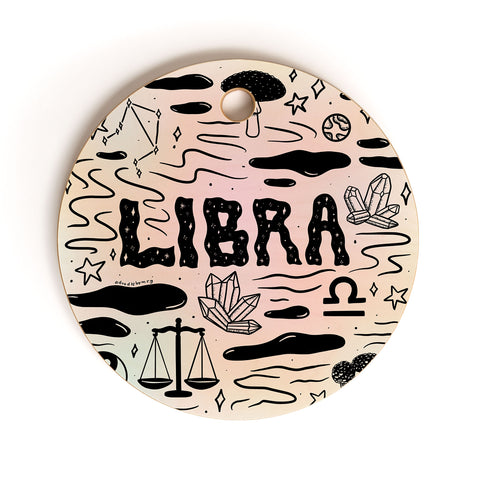 Doodle By Meg Celestial Libra Cutting Board Round