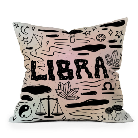 Doodle By Meg Celestial Libra Throw Pillow