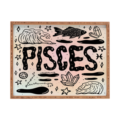 Doodle By Meg Celestial Pisces Rectangular Tray