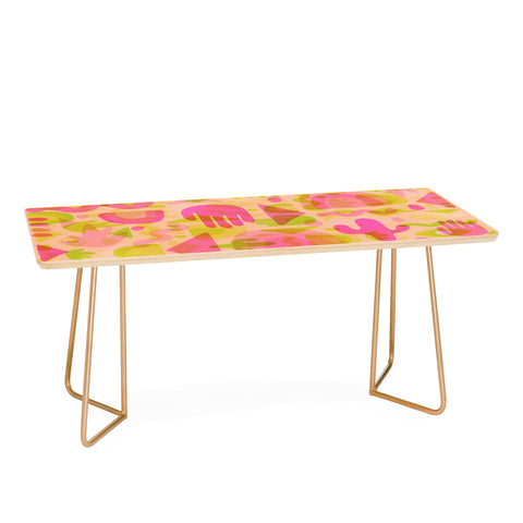 Doodle By Meg Colorful Cutout Print Coffee Table