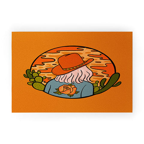 Doodle By Meg Desert Cowgirl Welcome Mat