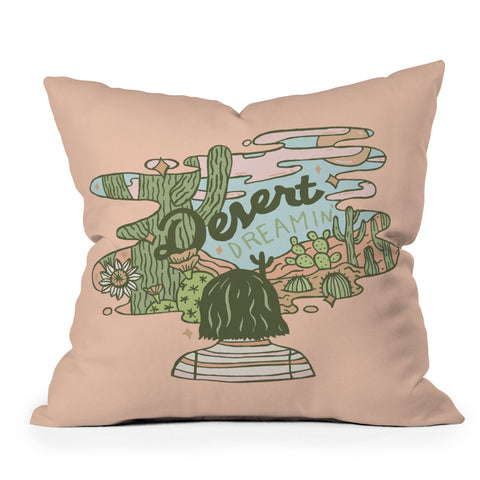 Doodle By Meg Desert Dreamin Throw Pillow