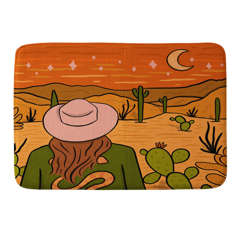 Doodle By Meg Desert Girl Memory Foam Bath Mat