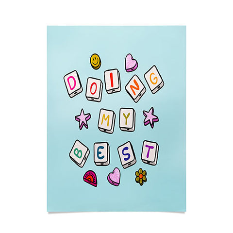 Doodle By Meg Doing My Best Poster