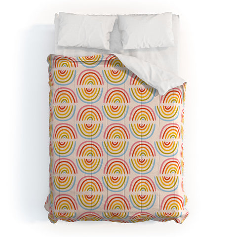Doodle By Meg Doodle Rainbow Print Comforter