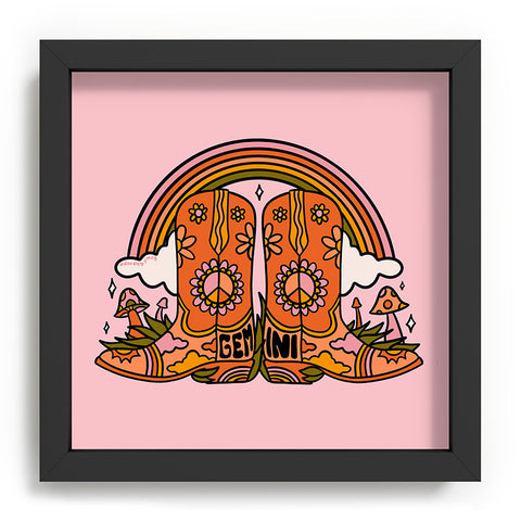 Doodle By Meg Gemini Cowboy Boots Recessed Framing Square