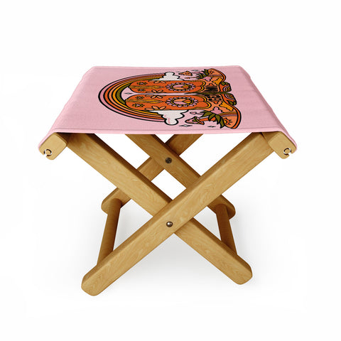 Doodle By Meg Gemini Cowboy Boots Folding Stool