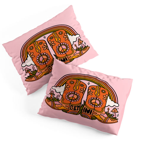 Doodle By Meg Gemini Cowboy Boots Pillow Shams