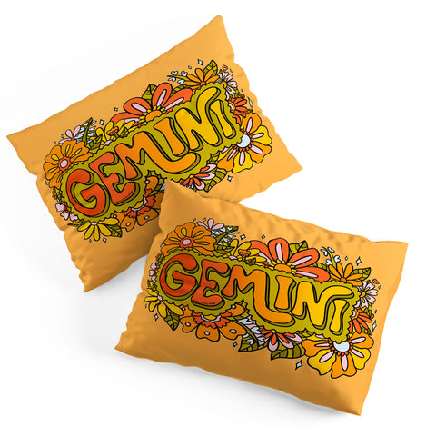 Doodle By Meg Gemini Flowers Pillow Shams