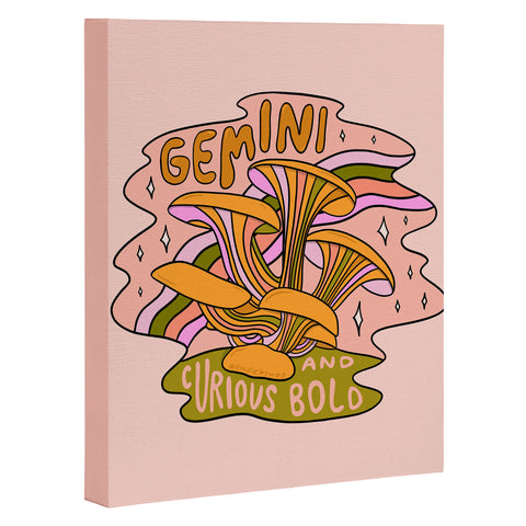 Doodle By Meg Gemini Mushroom Art Canvas