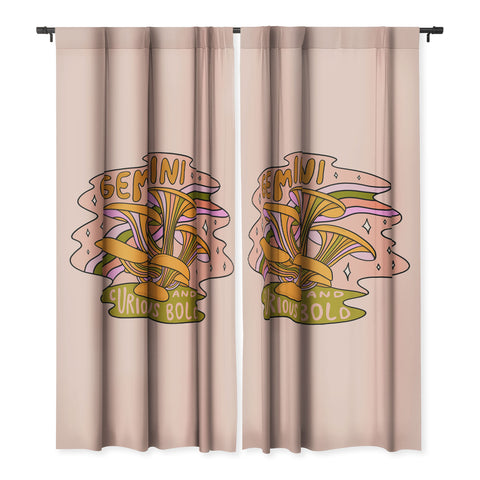 Doodle By Meg Gemini Mushroom Blackout Non Repeat