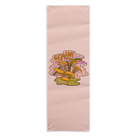 Doodle By Meg Gemini Mushroom Yoga Towel