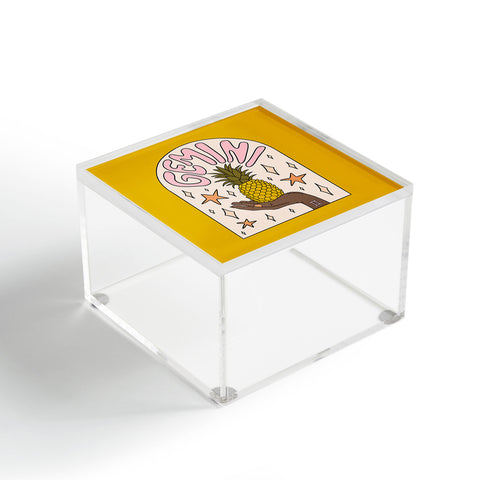 Doodle By Meg Gemini Pineapple Acrylic Box