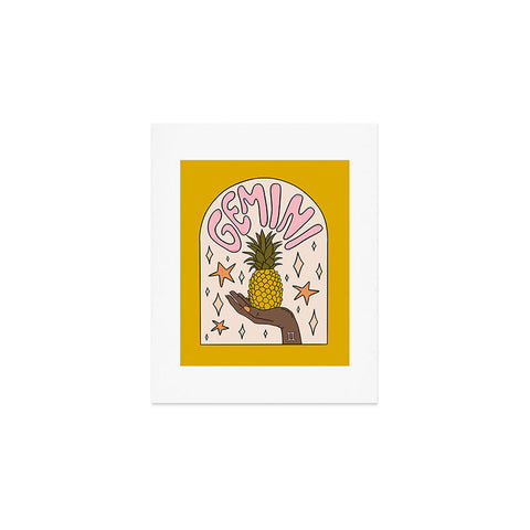 Doodle By Meg Gemini Pineapple Art Print
