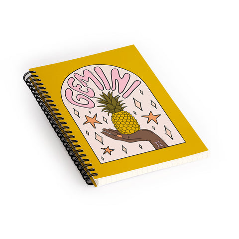 Doodle By Meg Gemini Pineapple Spiral Notebook