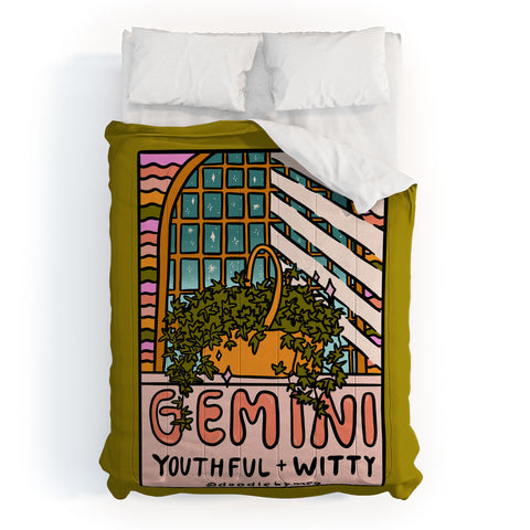 Doodle By Meg Gemini Plant Comforter