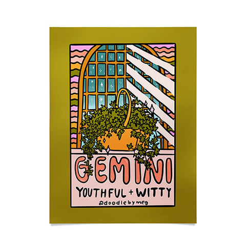 Doodle By Meg Gemini Plant Poster