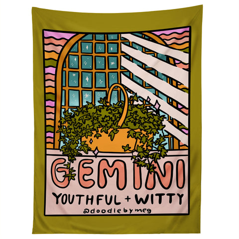 Doodle By Meg Gemini Plant Tapestry