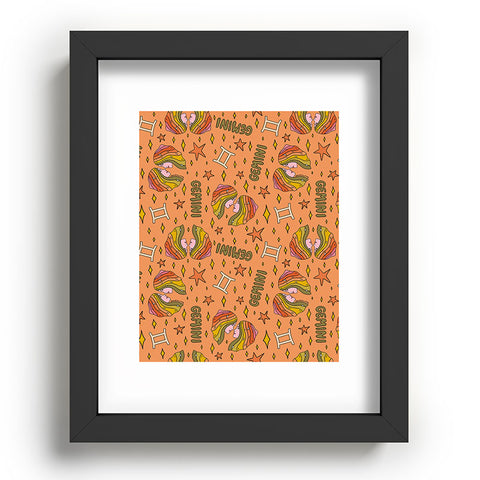 Doodle By Meg Gemini Print Recessed Framing Rectangle
