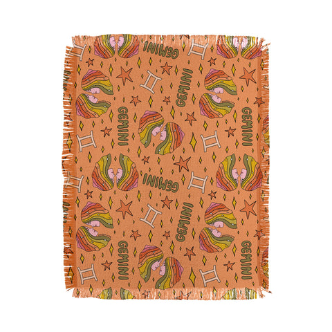Doodle By Meg Gemini Print Throw Blanket