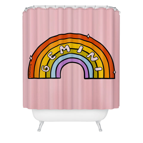 Doodle By Meg Gemini Rainbow Shower Curtain