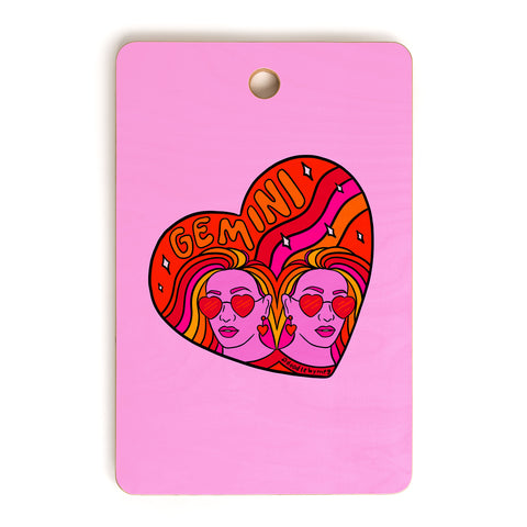 Doodle By Meg Gemini Valentine Cutting Board Rectangle