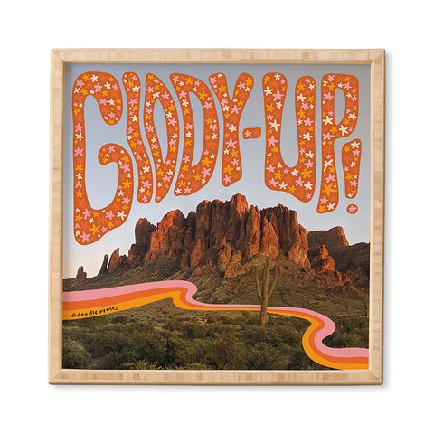 Doodle By Meg GiddyUp Framed Wall Art