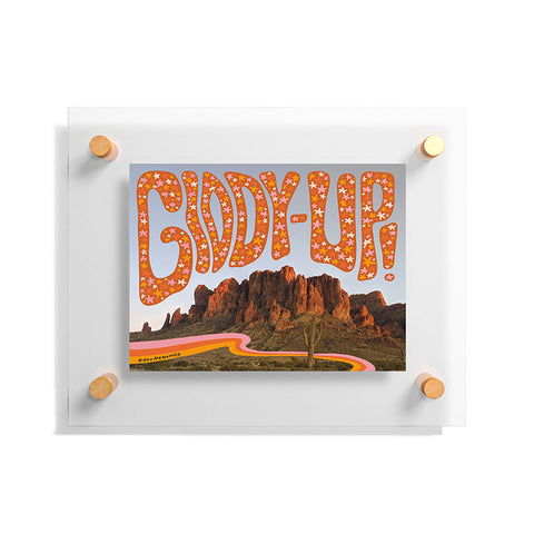 Doodle By Meg GiddyUp Floating Acrylic Print