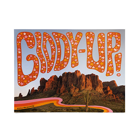 Doodle By Meg GiddyUp Poster