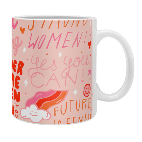 Doodle By Meg Girls Support Girls Coffee Mug