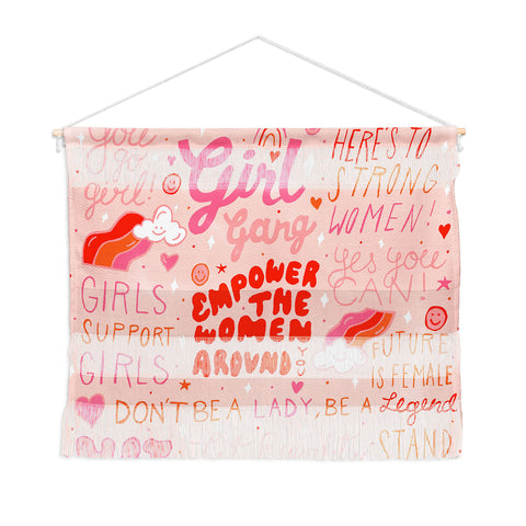 Doodle By Meg Girls Support Girls Wall Hanging Landscape