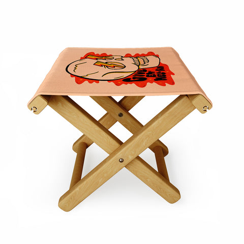 Doodle By Meg Give Em Hell I Folding Stool