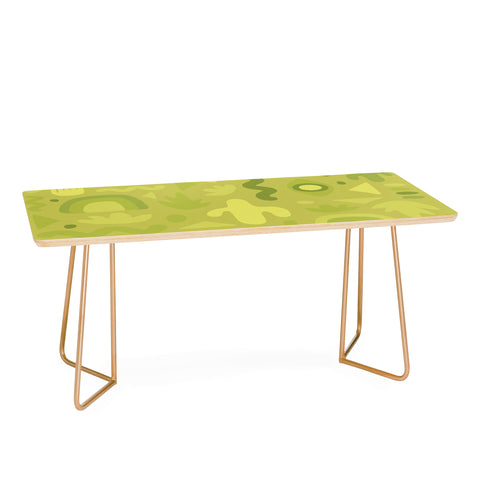Doodle By Meg Green Cutout Print Coffee Table