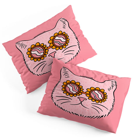 Doodle By Meg Groovy Cat Pillow Shams