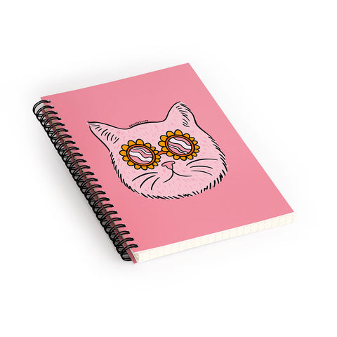 Doodle By Meg Groovy Cat Spiral Notebook