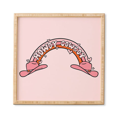 Doodle By Meg Howdy Cowboy Framed Wall Art