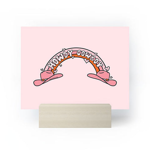 Doodle By Meg Howdy Cowboy Mini Art Print