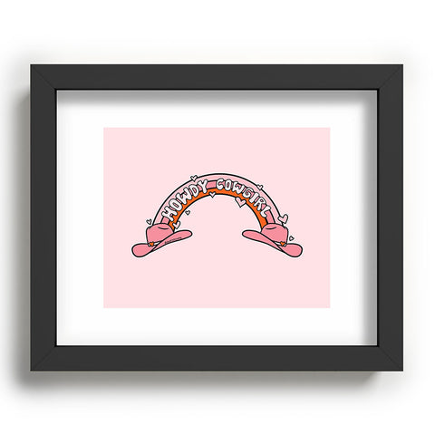 Doodle By Meg Howdy Cowgirl Recessed Framing Rectangle