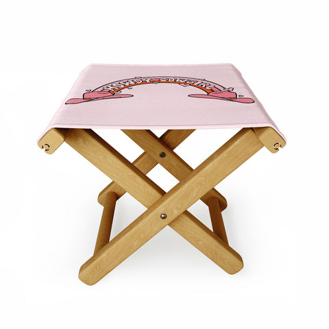Doodle By Meg Howdy Cowgirl Folding Stool