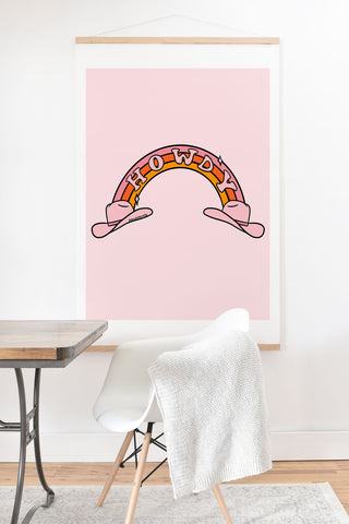 Doodle By Meg Howdy Rainbow Art Print And Hanger