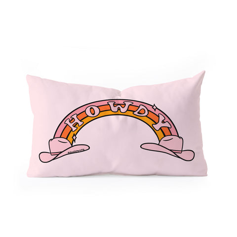 Doodle By Meg Howdy Rainbow Oblong Throw Pillow