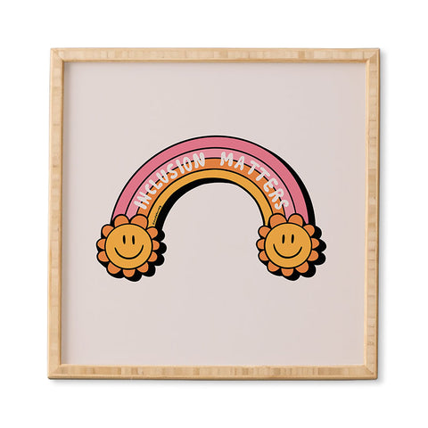 Doodle By Meg Inclusion Matters Framed Wall Art