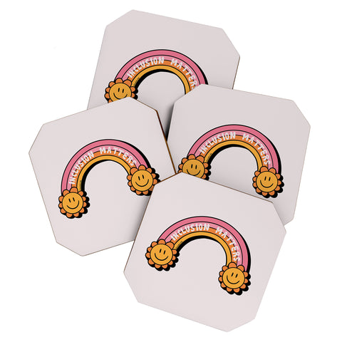 Doodle By Meg Inclusion Matters Coaster Set