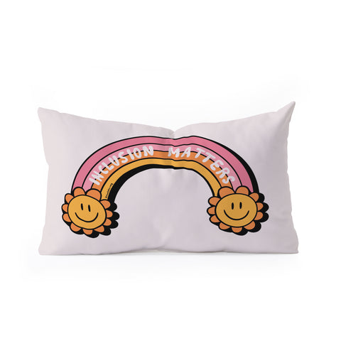 Doodle By Meg Inclusion Matters Oblong Throw Pillow