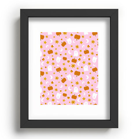 Doodle By Meg Is It Fall Yet in Pink Recessed Framing Rectangle
